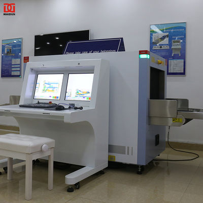 MD-6550D Dual View X-ray Inspection System Airport Security Baggage Screening Equipment Xray Baggage Scanner