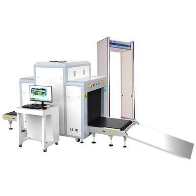 Factory Price 8065 Dual View X-Ray Baggage Scanner Metal Detector for Airport Port Security