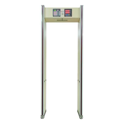 Security Inspection Equipment High Sensitivity Stability 6 Zones Walk Through Metal Detector