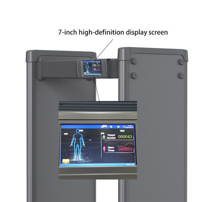 Station Security High Performance Multi-Zone Metal Detector Adjustable High Sensitivity Portable Walk Through Metal Detector