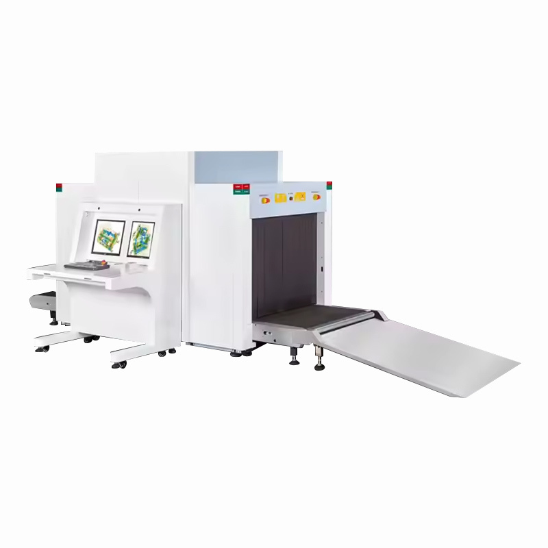 Scanner De Bagages a Rayons X 10080 Systeme D'inspection D'aéroport a Double Vue Equipement De Scanner De Colis Secuscan