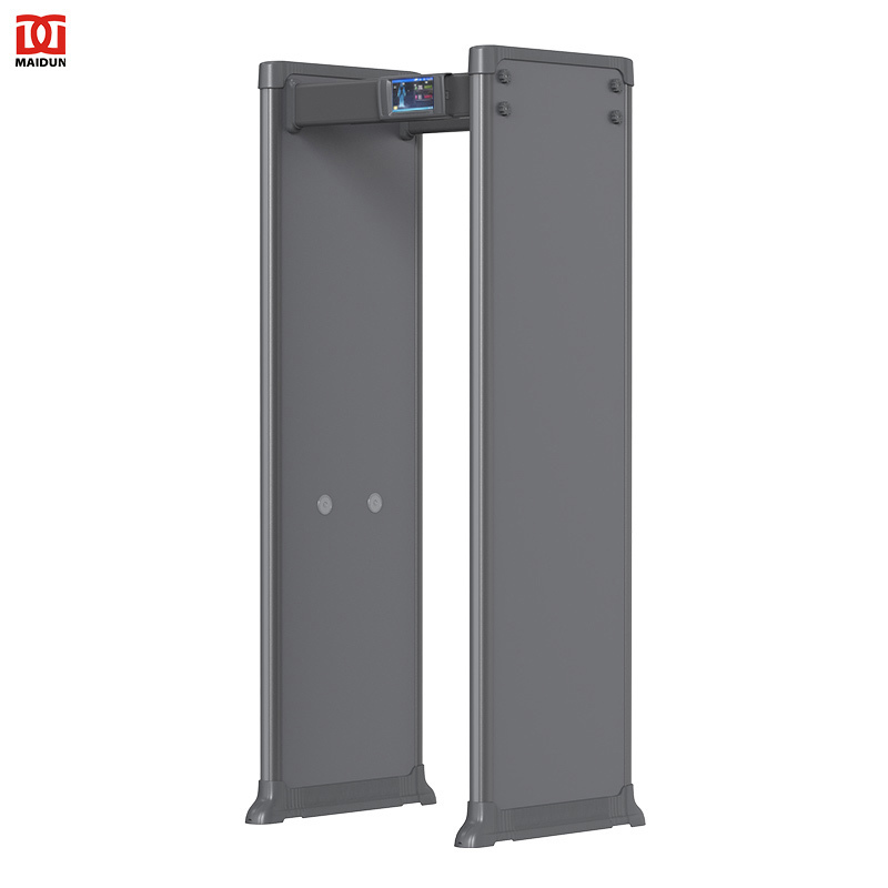 Station Security High Performance Multi-Zone Metal Detector Adjustable High Sensitivity Portable Walk Through Metal Detector