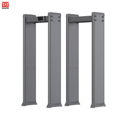 MD-600FD High Performance 33 Zones Security Walk Through Scanner Gate Arched  Door Frame Metal Detector